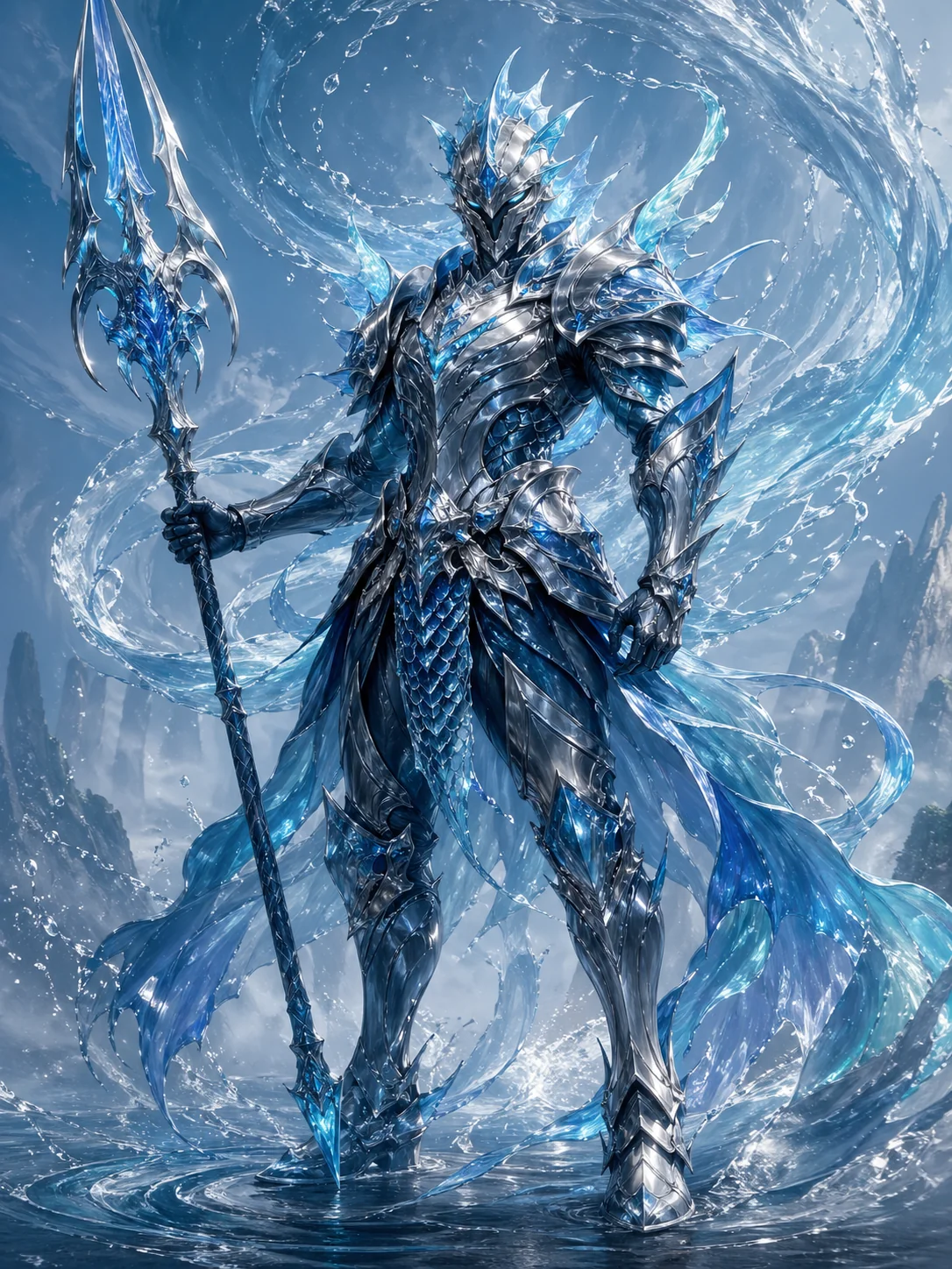 Aquamarine armor